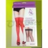 Red with White Ribbon Stockings