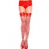 Candy Cane Thigh Highs