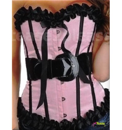 Lace edged Corset (3 colours)