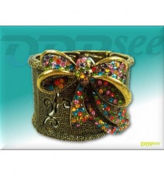 Multi coloured Bow Bracelet