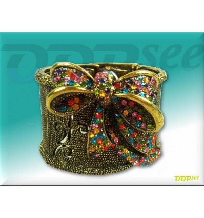 Multi coloured Bow Bracelet