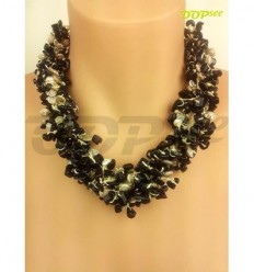 Black Stoney Necklace