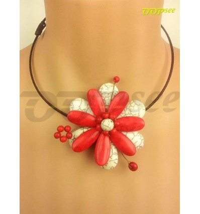 Flower on a String Necklace