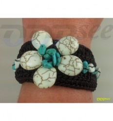 Woven Flower Bracelet (3 colours)