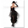 Black Velvet Burlesque Costume