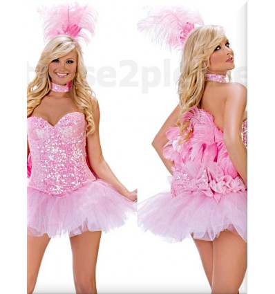 Pink Sequin Showgirl