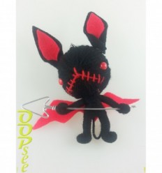 Black Devil with wings Key Chain