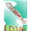 Love You Glass Dildo