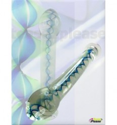 Mystic Blue Glass Dildo