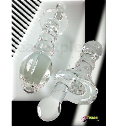 Twirl Glass Butt Plug