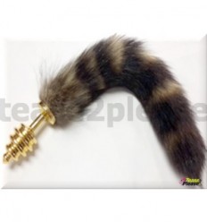 Twisted Golden Fox Tail
