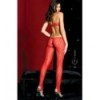 Heart Mesh cut out Foot Bodystocking