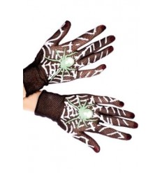 Spider Fishnet Gloves