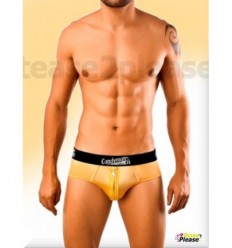 Golden Zipper Briefs