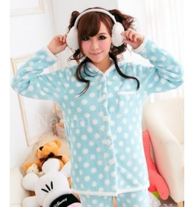 Baby Blue hooded Pyjamas